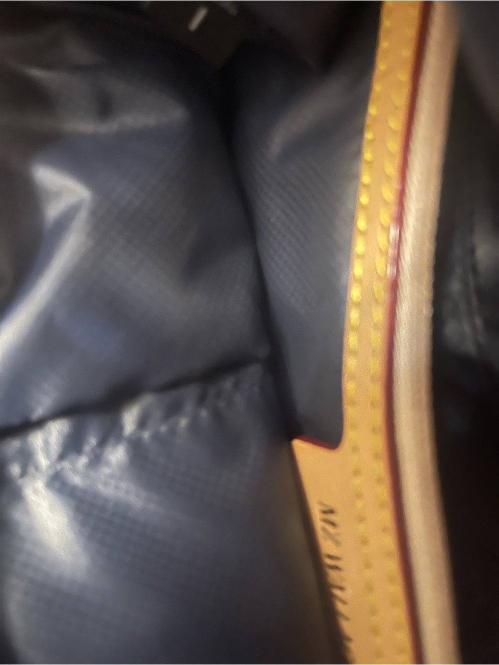 MZ Wallace Quilted Sutton Small Navy Patent Tote with Leather Trim New WOut Tags - Picture 8 of 10